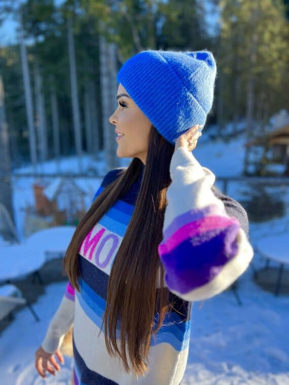 "Valerie" cap - cobalt