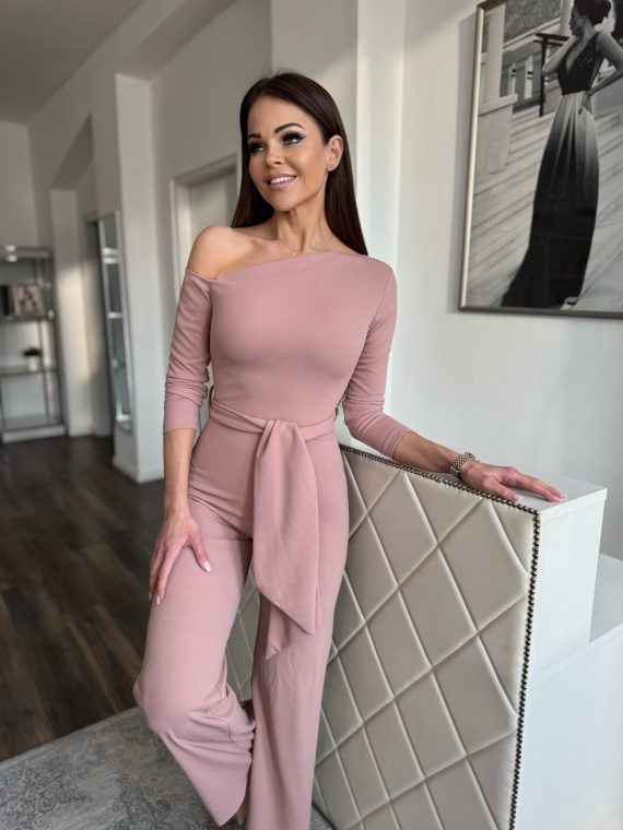 "Reese" jumpsuit - powder pink
