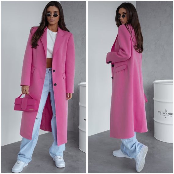 "CityLife" spring coat - "Sangria Sunset"