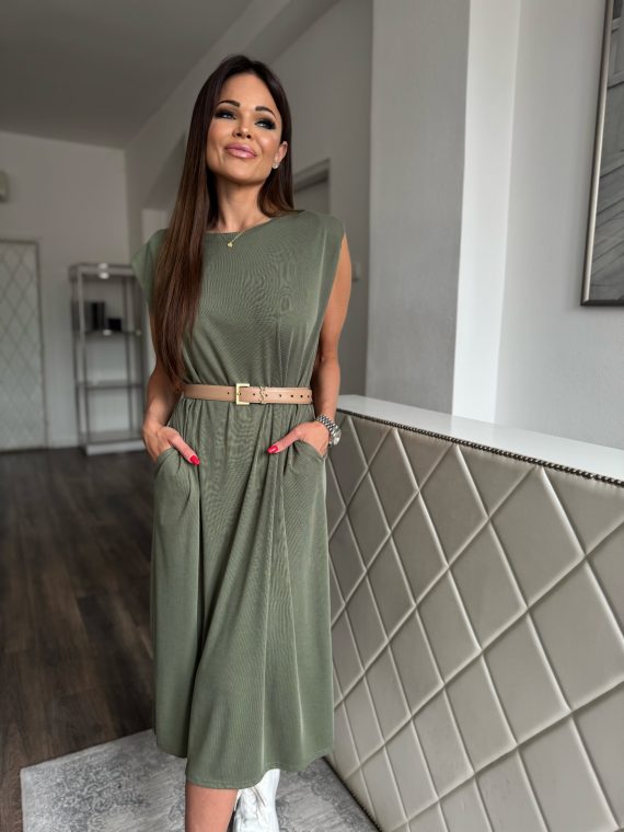 "Iman" T-shirt - "Dark Khaki"