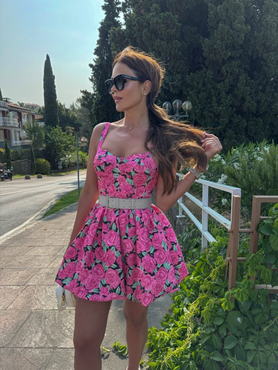 "Rose Mirage" dress - "Azalea Pink"