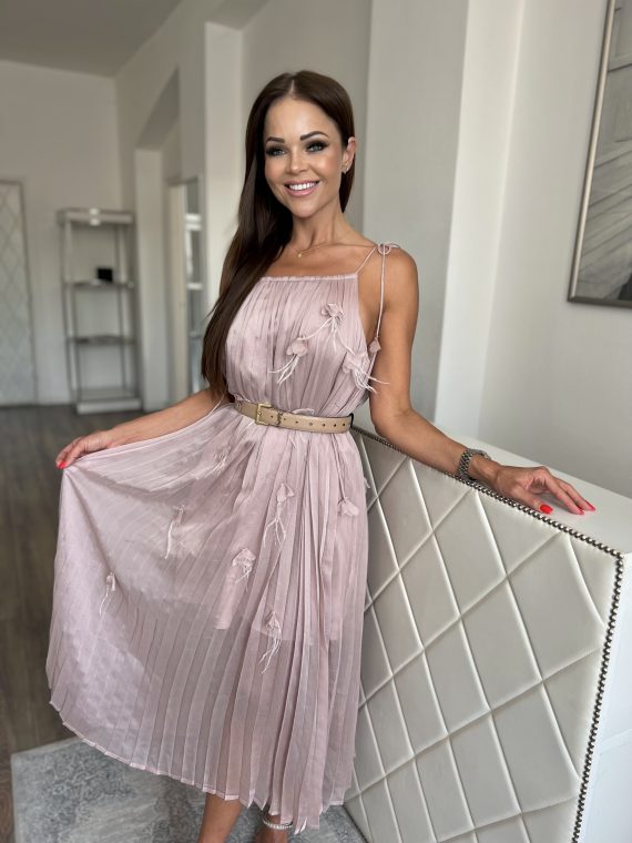 "Bloom Ballet" maxi ruha - "Dusty Rose Petal"