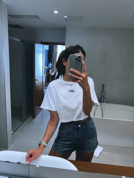 "Malibu Days" jeans short - "Faded Denim"