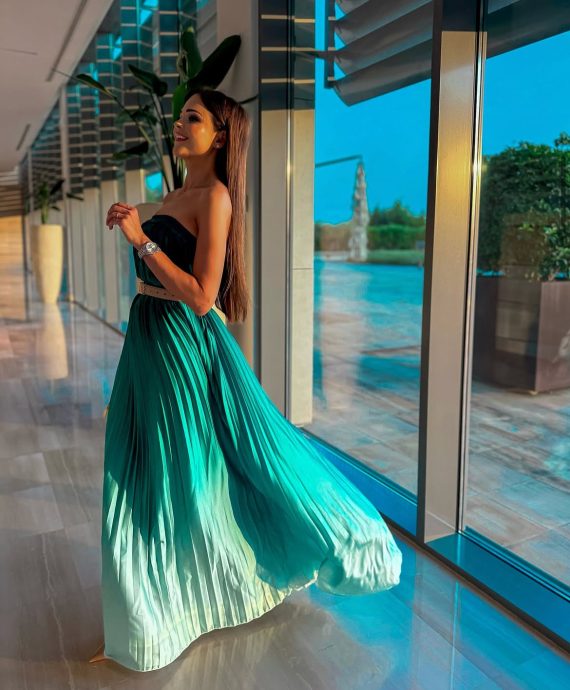 "Zahava" maxi ruha - "Emerald"