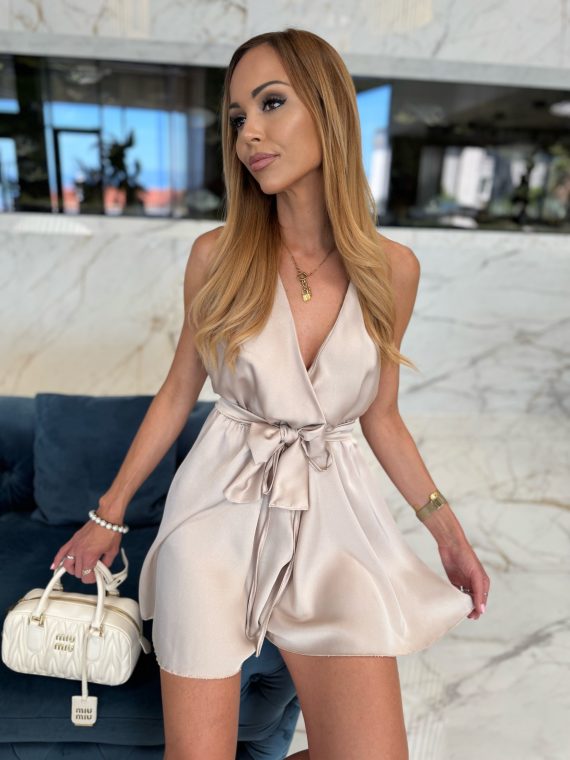 "Soirée Jolie" jumpsuit - "Pearled Ivory"