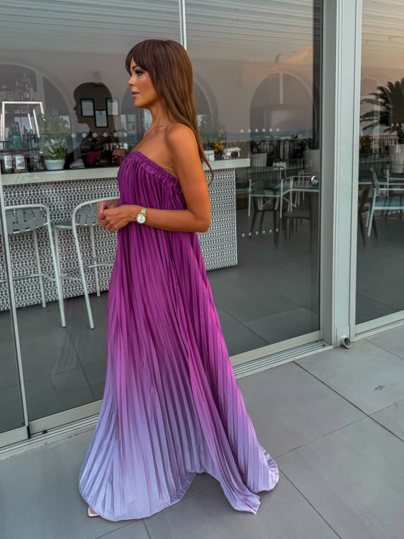 "Zahava" maxi ruha - "Mauve Mist"
